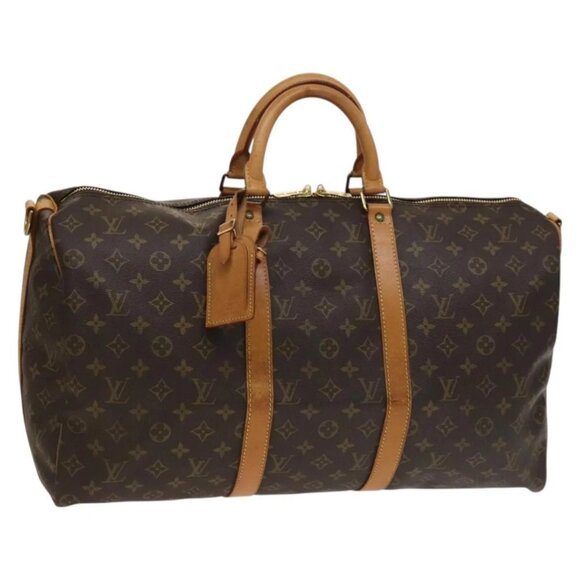 LOUIS VUITTON Monogram Keepall Bandouliere 50 Boston Bag M41416 LV Auth 131934 - Picture 2 of 16